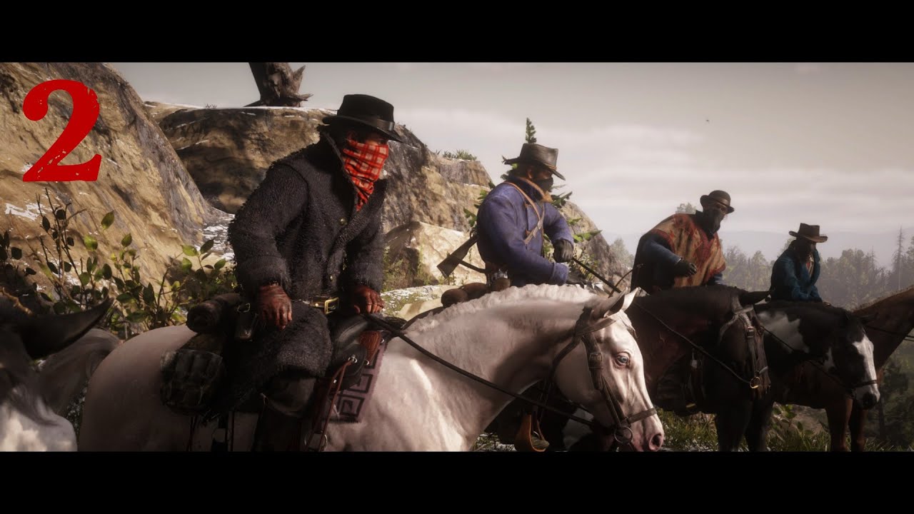 MERAMPOK KERETA BERSAMA GENG - Red Dead Redemption 2