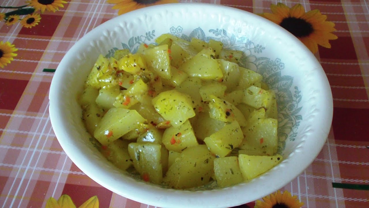 Готовим картошку в микроволновке. Быстро и вкусно.
