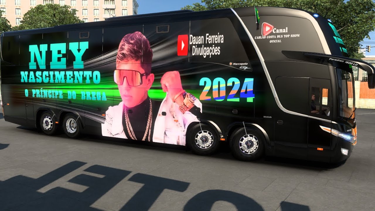 NEY NASCIMENTO O PRINCIPE DO BREGA 2024 NO BUS TOP SHOW