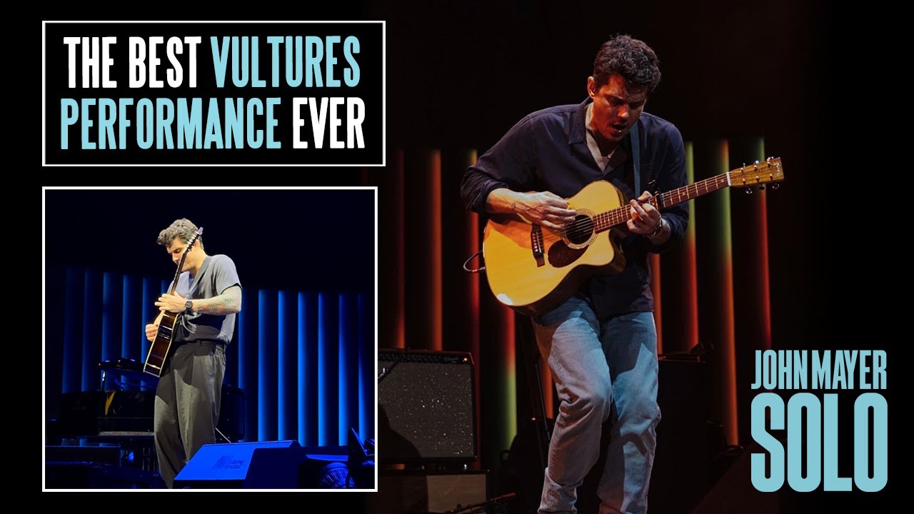 John Mayer's Insane Version Of Vultures With A Looped Guitar Solo - John Mayer Solo Tour