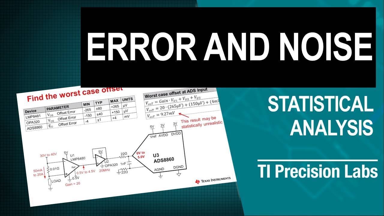 Statistics behind error analysis of ADC system