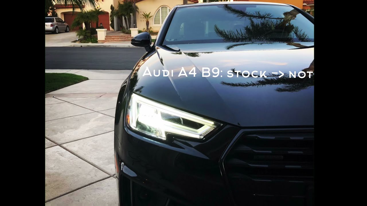 Audi A4 B9 Exhaust & Intake