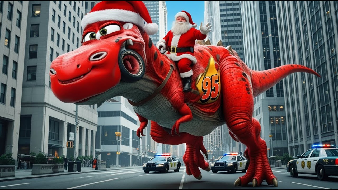 The EVOLUTION Of T-REX Mcqueen And The Christmas Surprise