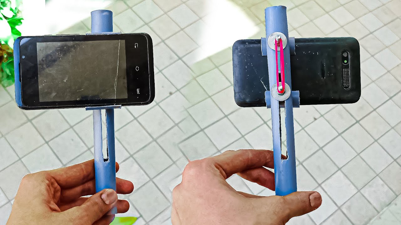 HOW TO MAKE A MOBILE TRIPOD MOUNT WITH USING PVC PIPE