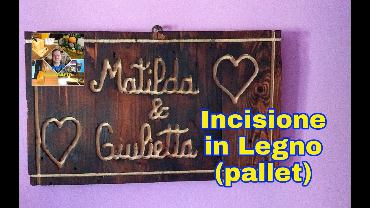 Incisione in Legno (pallet)