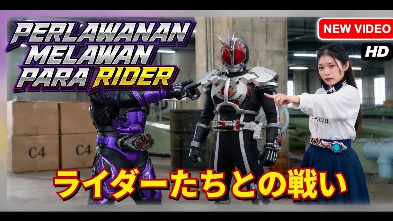 Pertarungan para rider