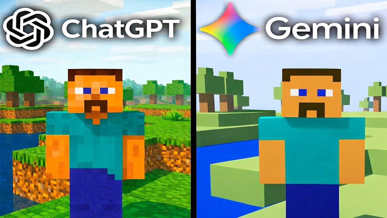 Я попросил ChatGPT и Gemini написать код для Minecraft. Разница поразительная.