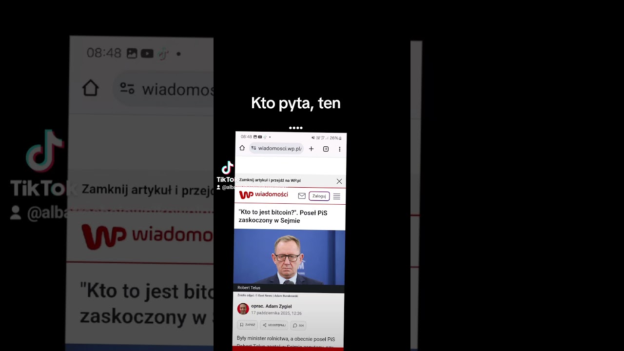 Robert Telus nie zna...