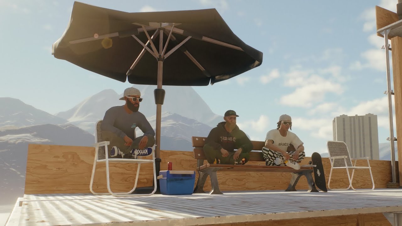 9mins of chill skate4 clips lines, gaps with the boys @crazyvet07 @doom_27