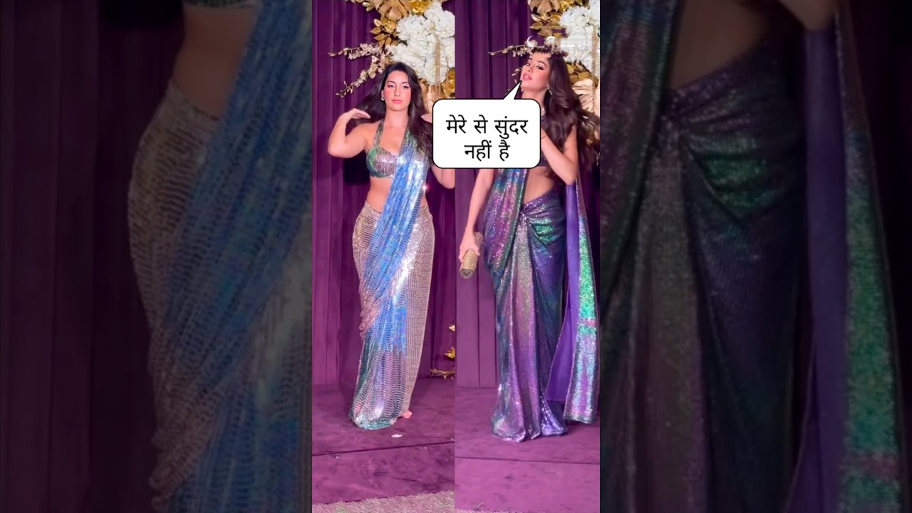 Janhvi Kapoor looked pale in front of Nora Fatehi#shorts #youtubeshorts #bollywoodnews