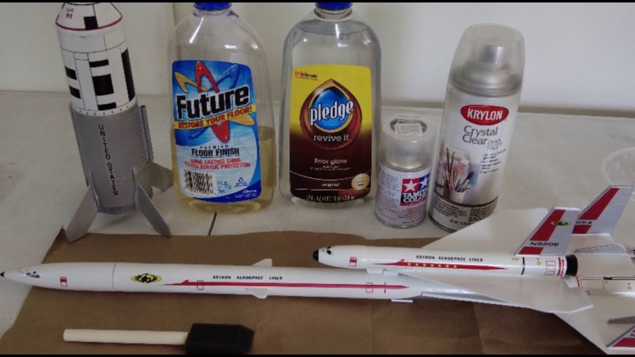 Estes Orbital Transport: How to Clear Coat A Model Rocket