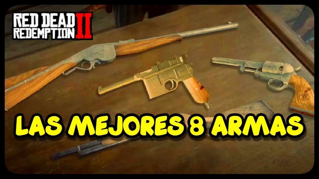 🔥 Las 8 armas más poderosas de RED DEAD REDEMPTION 2 😱
