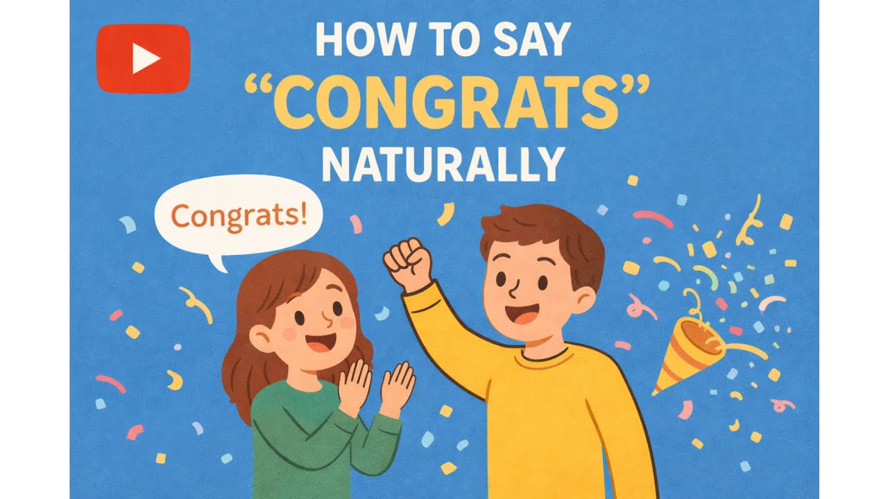Daily English Conversations | How to Say “Congrats” Naturally –Shadowing Exercise –Repeat After Me🎉💬