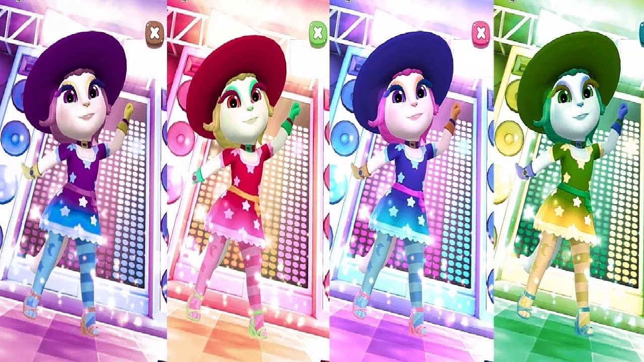 Colors Reaction My Talking Angela 2 New Update 2021 - Android iOS Gameplay HD