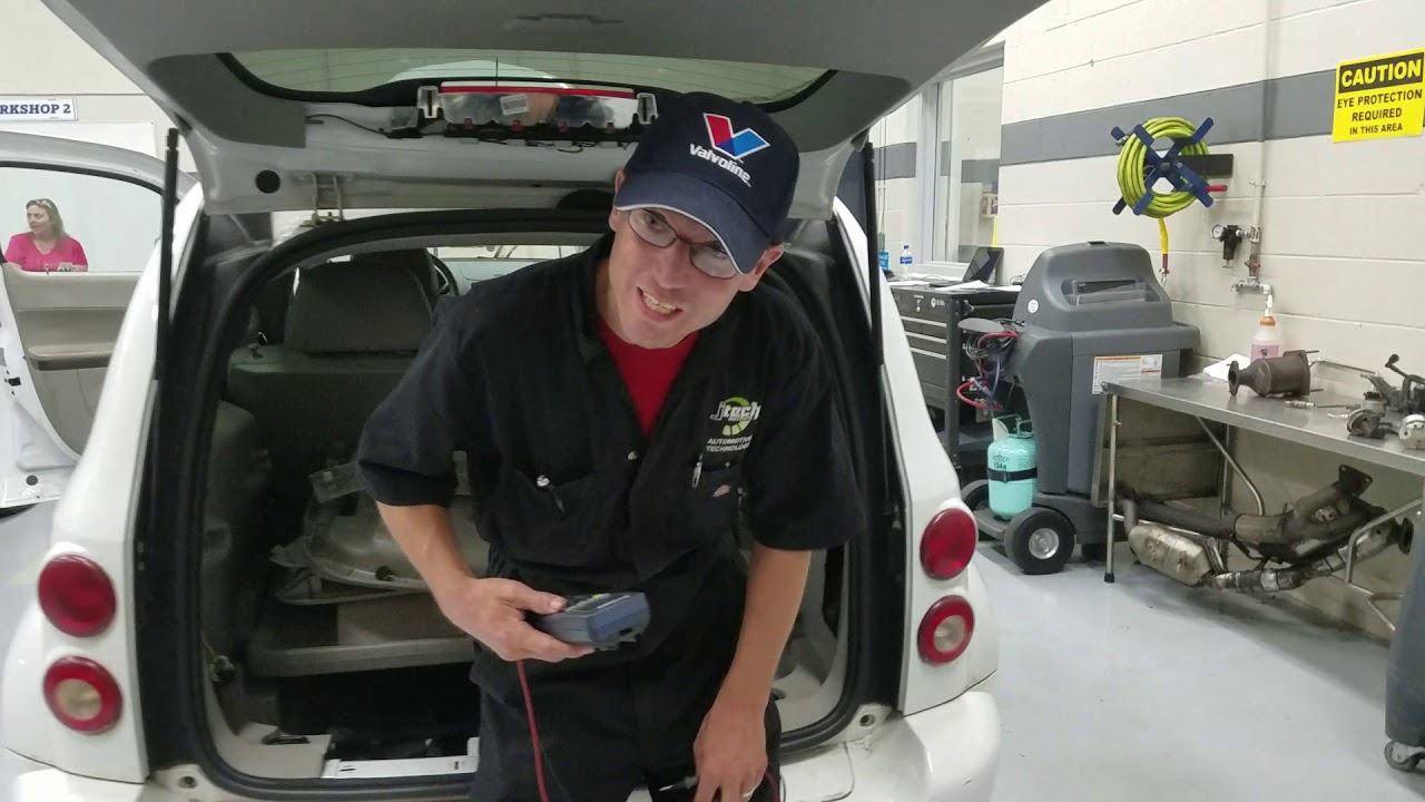 Rear defrost test