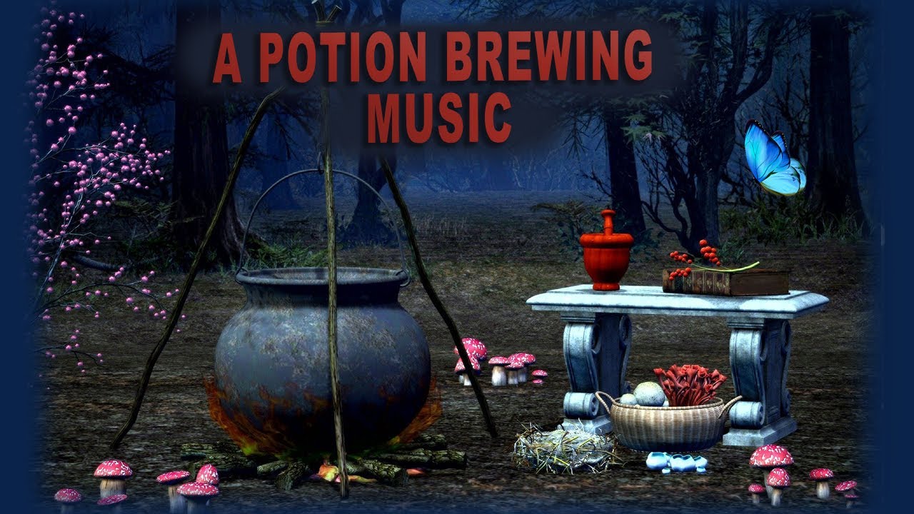 A Potion Brewing - Fantasy background music | | Witchcore | |  Bubbling Cauldron Witch Academia