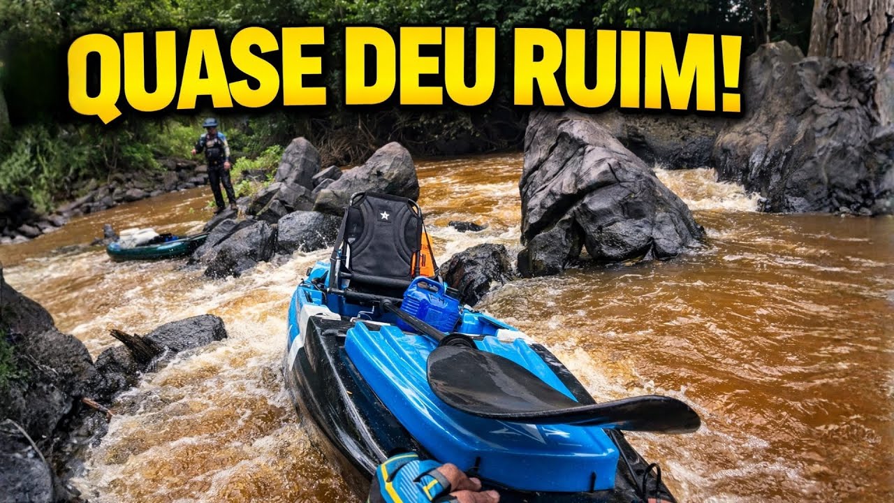 PARTE 01 - 40 KM DE AVENTURA NO RIO NOVO MUNDO  Cachoeira, Árvores Caídas e Muito Perrengue
