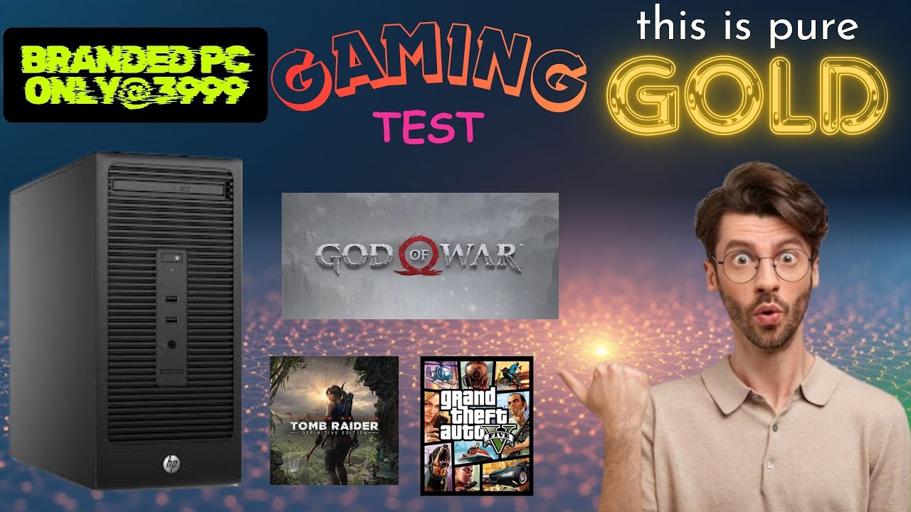 HP 285 G2 MT AMD A10 8750B Gaming Test 🔥 Old Office PC Can Run Games?