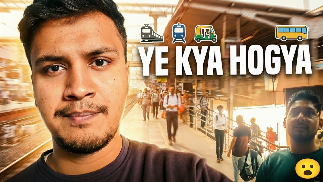 Ek Din, 4 Safar 😱 | Mumbai Local, Metro, Rickshaw & Bus | Friends Vlog