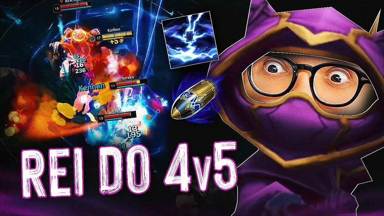 MEU MID LANER CAIU... FELIZMENTE EU ESTAVA DE KENNEN