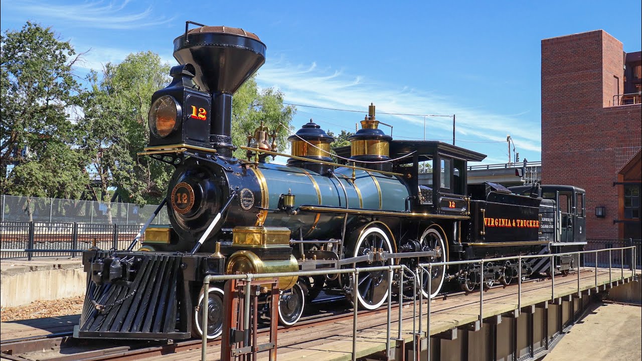 Virginia & Truckee #12 “The Genoa” Move At The California State Railroad Museum