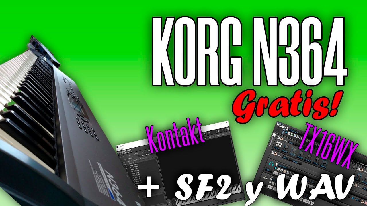 KORG N364 para TX16wx y KONTAKT | Librería Samples