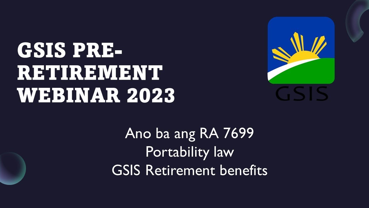 PORTABILITY LAW   RA  7699