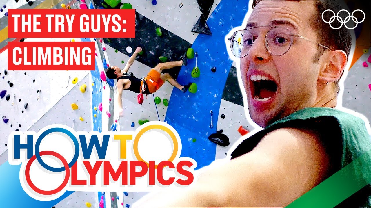 How to Sport Climb Like an Olympian ft. The Try Guys