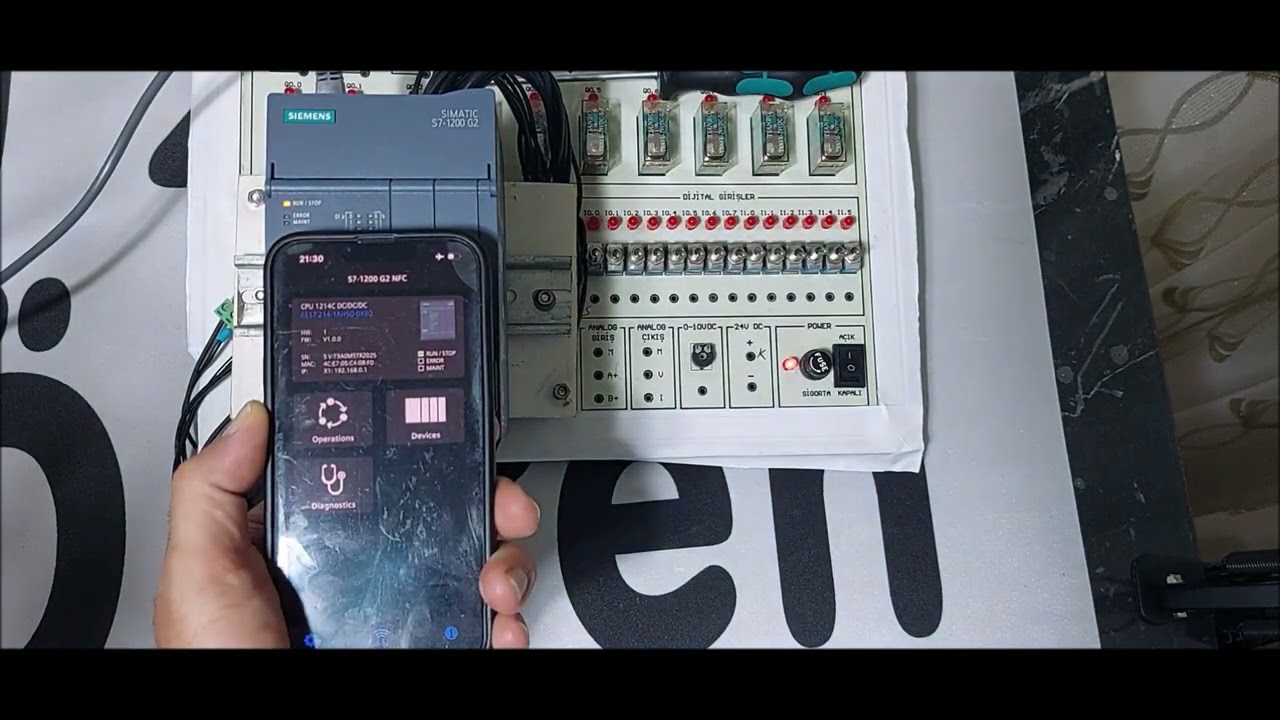 S71200 G2 PLC de NFC kullanımı