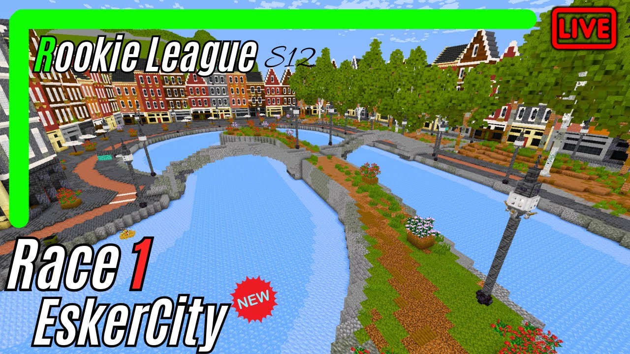 Rookie League, Race 1 - Esker City | BRWC | Minecraft Ice Boat Racing League