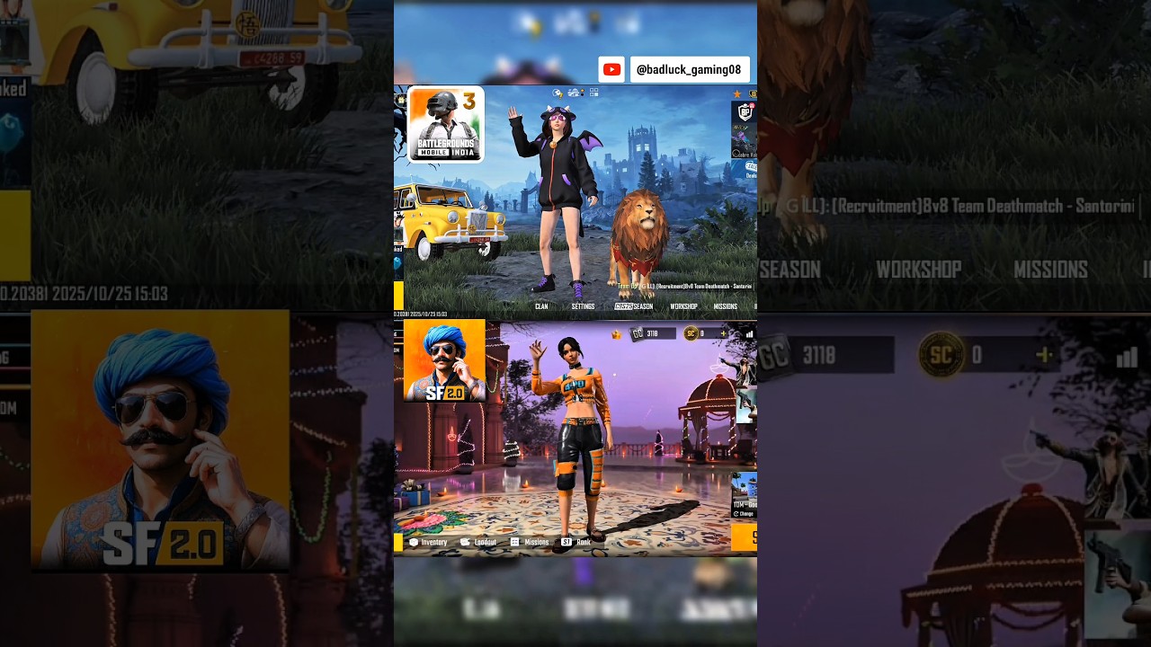 BGMI vs Scarfall 2.0 Graphics✅ #bgmi #pubgmobile #scarfall2_0 #bgmivsscarfall #graphics #shorts #fyp