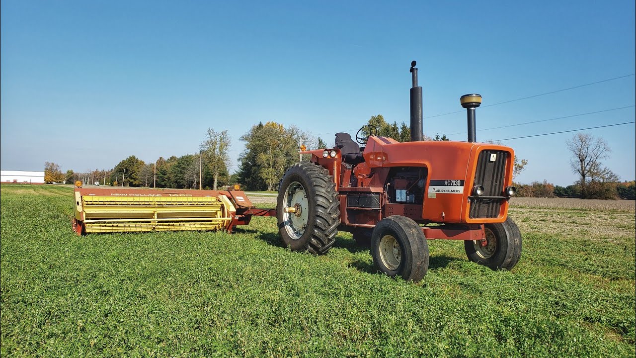 November Hay - Allis Chalmers 7030