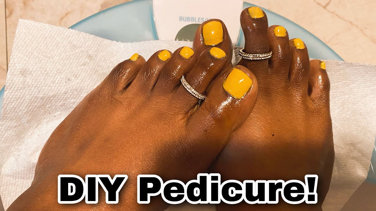 DIY Pedicure at home | Beginner Friendly *Feet Transformation*