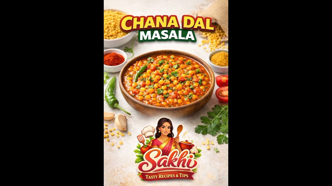 Chana Dal Masala | #recipe #sakhi #cooking #youtubevideo 