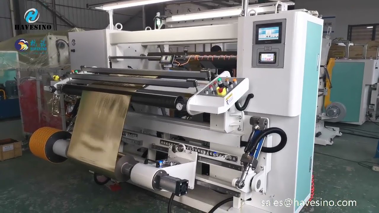 New Generation Hot Stamping Foil Slitting Machine 1 Inch Roll Slitting