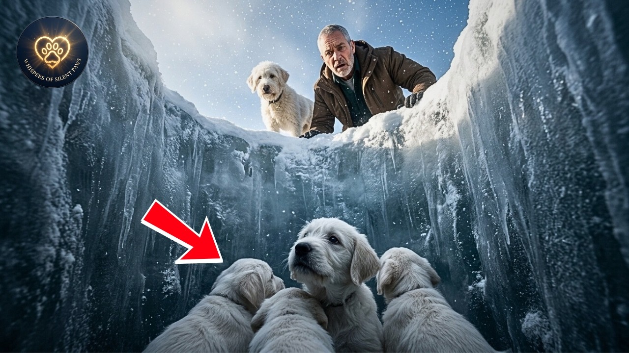 Three Puppies Left to Die in the Cold… Until a Stranger Hears Their Mother’s Cry