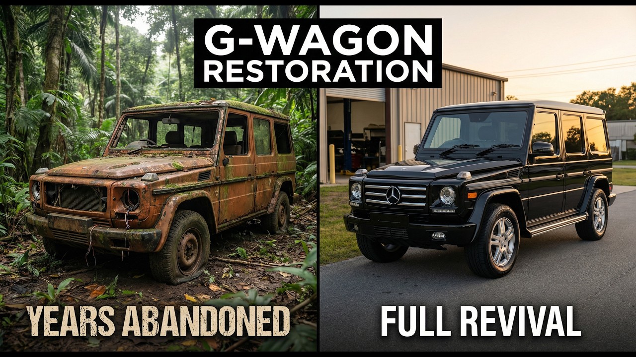 G-WAGON RESTORATION | ABANDONED 1996 MERCEDES-BENZ G320 BROUGHT BACK TO LIFE