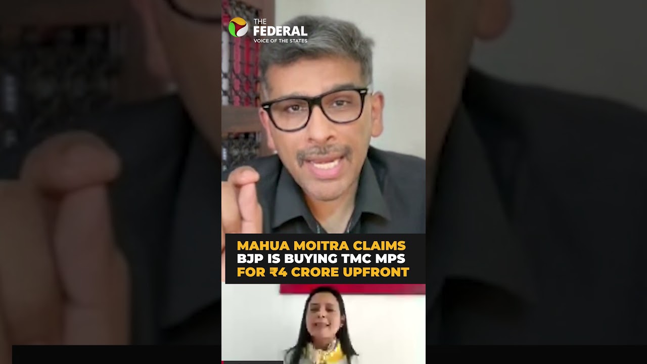 BJP is offering ₹4 crore to buy out TMC MPs, alleges Mahua Moitra | #shorts