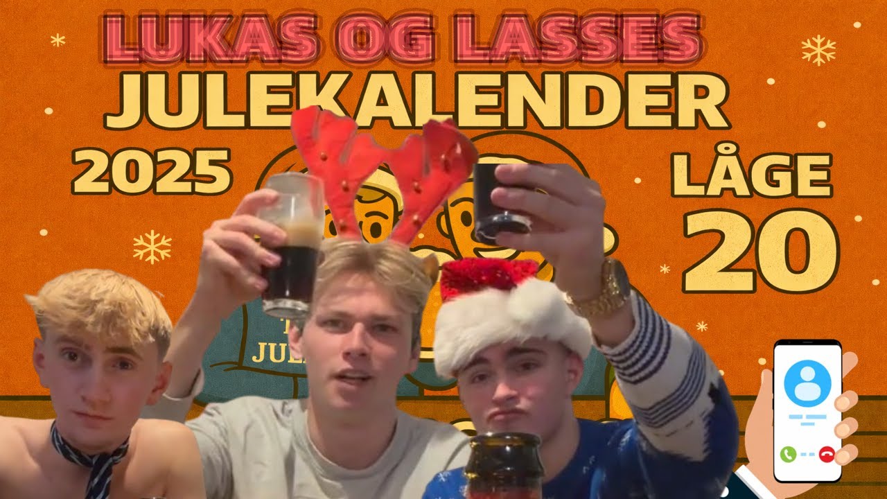 Lukas og Lasses Julekalender - Afsnit 20: KOLDINGS VILDESTE JULEKALENDER!? MED MAX