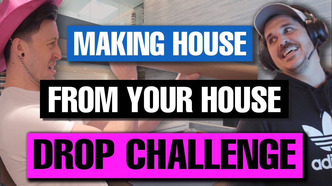 Challenge: Making a House Drop from Your LITERAL House [FREE DOWNLOADS]