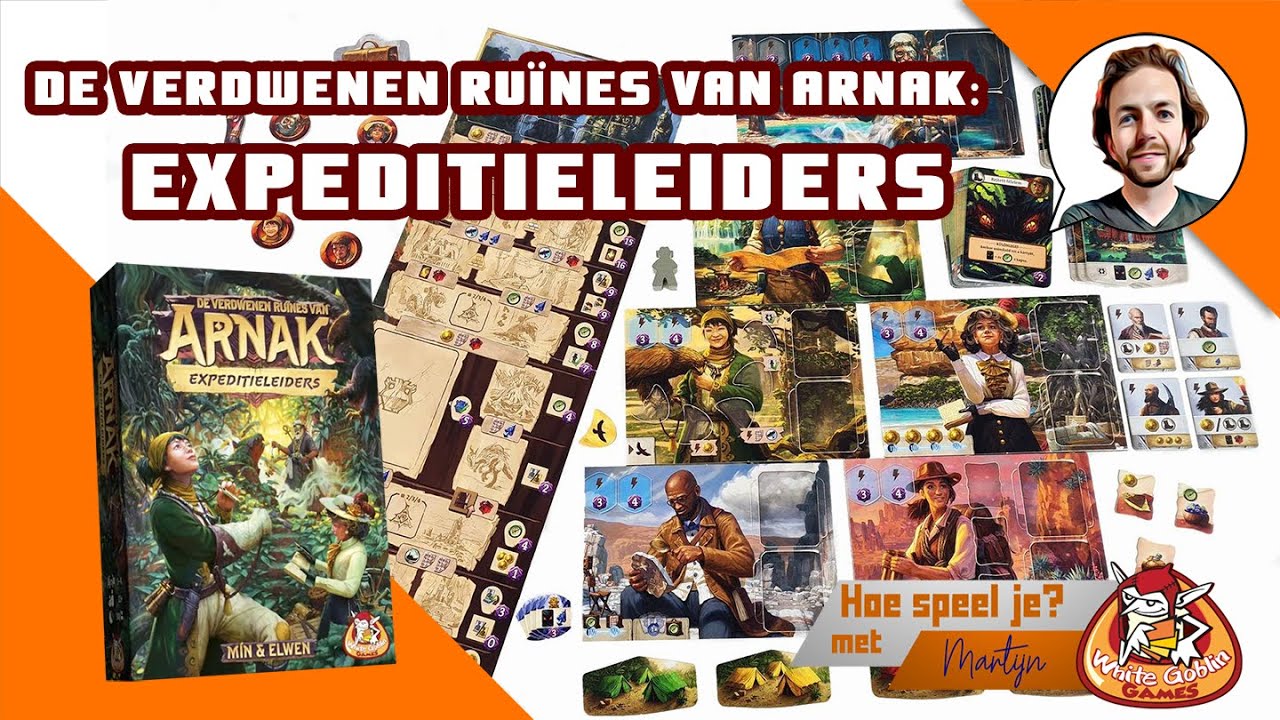 Hoe speel je... De Verdwenen Ruïnes van Arnak: Expeditieleiders #whitegoblingames