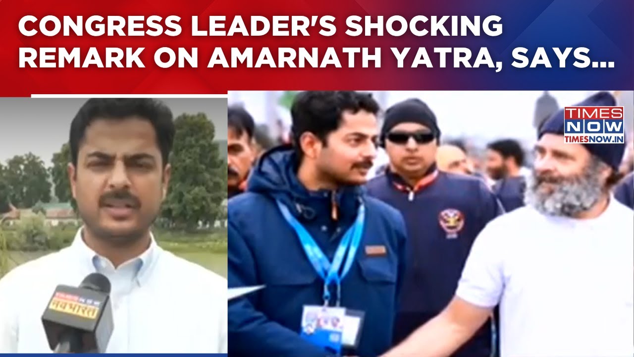J&K Congress Leader Makes Shocking Statement On Amarnath Yatra, Sparks Controversy; BJP Hits Back