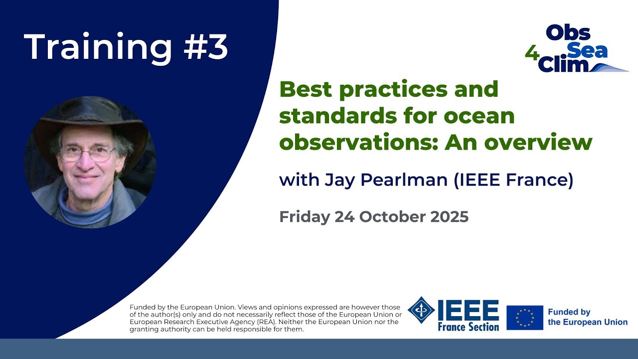 #3 Training Best Practices and Standards for Ocean Observations: An Overview