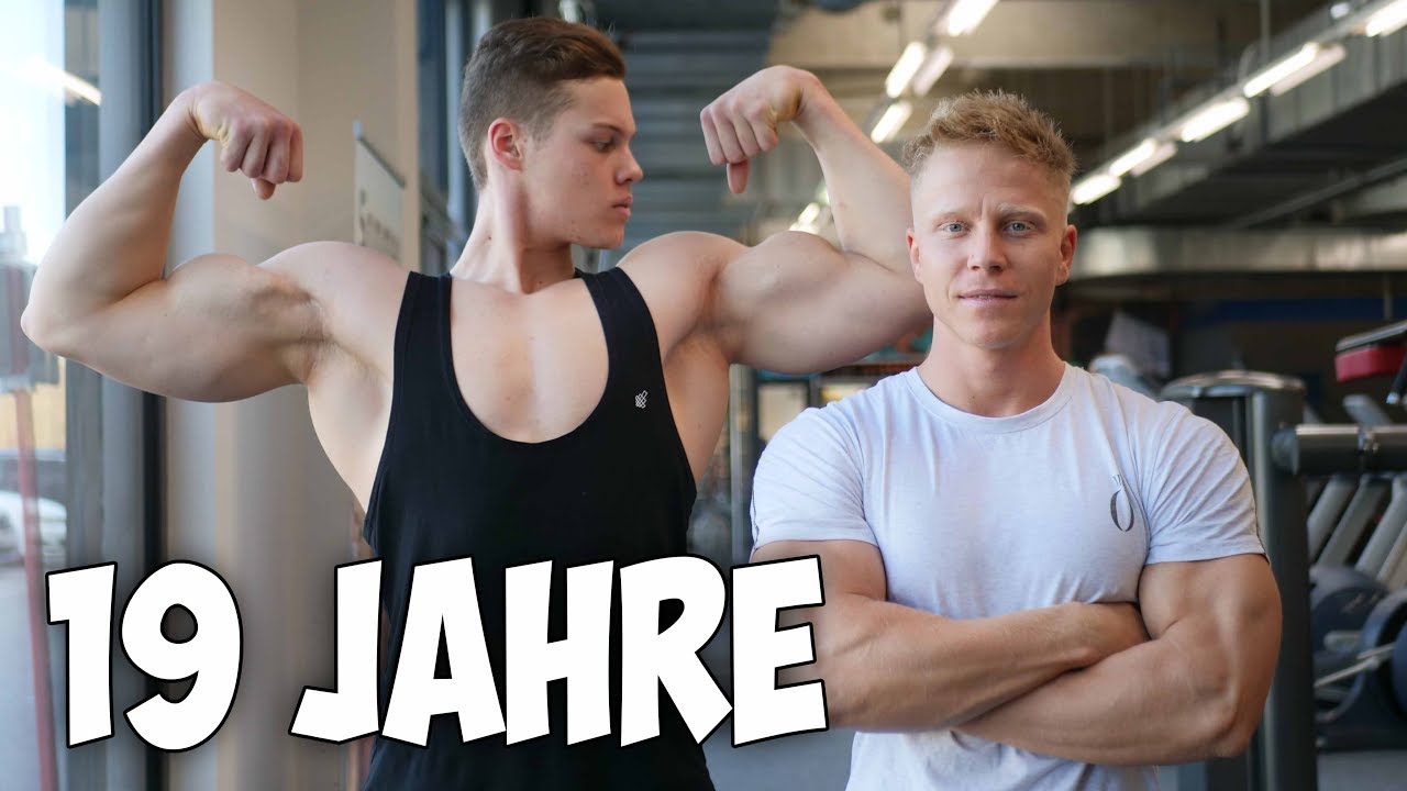 19 JÄHRIGER BODYBUILDER nach 4 JAHREN TRAINING