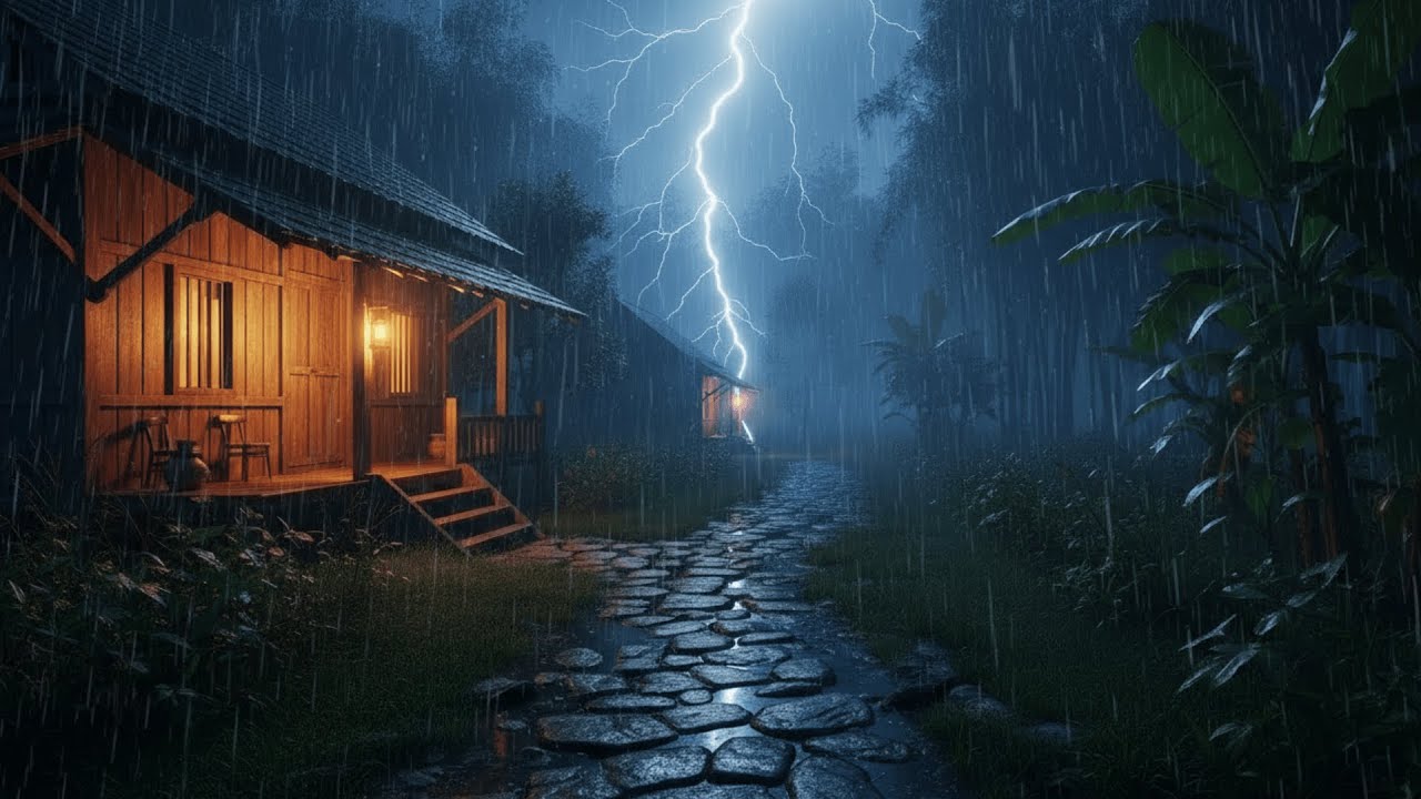 Rain Sounds for Sleeping | Calm & Peaceful Ambience – Stop Overthinking, Sleep Fast