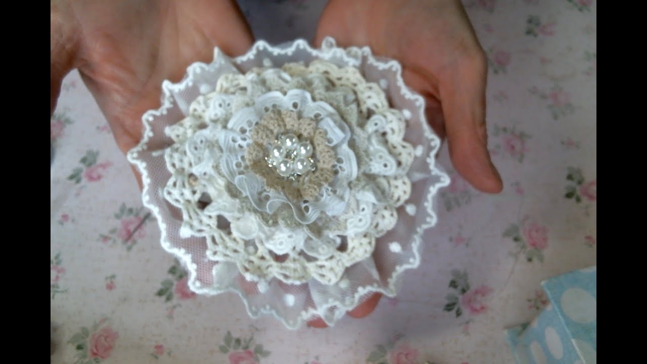 Making a Lace and Doily Flower