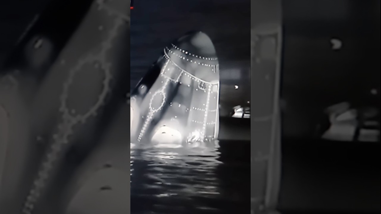 Splash Down of Crew-11 to Earth after medical evacuation from space station. I found this surreal!