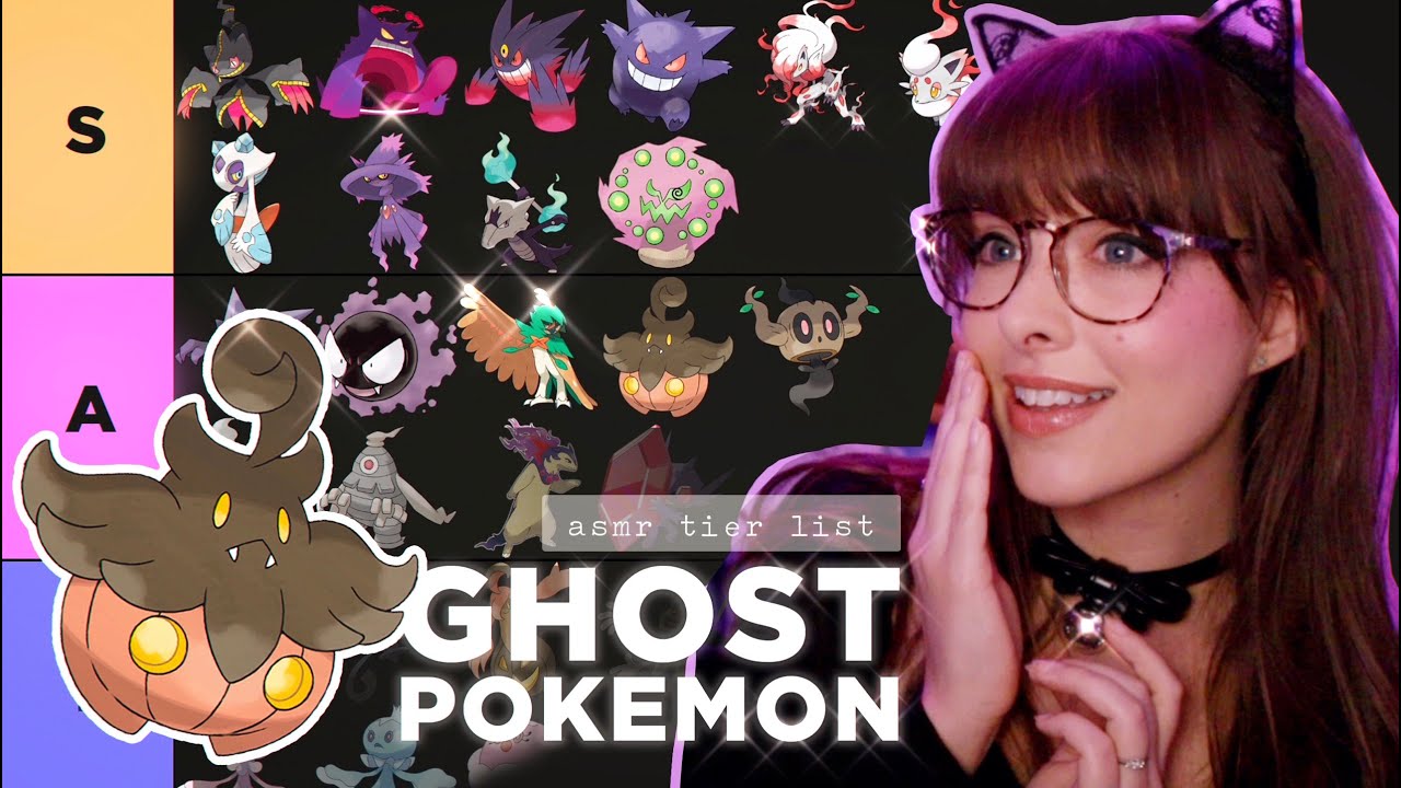 ASMR 👻 𝕲𝖍𝖔𝖘𝖙 Pokemon Tier List Ranking!~ 🖤  Candle Lit Whisper Ramble & Keyboard Typing