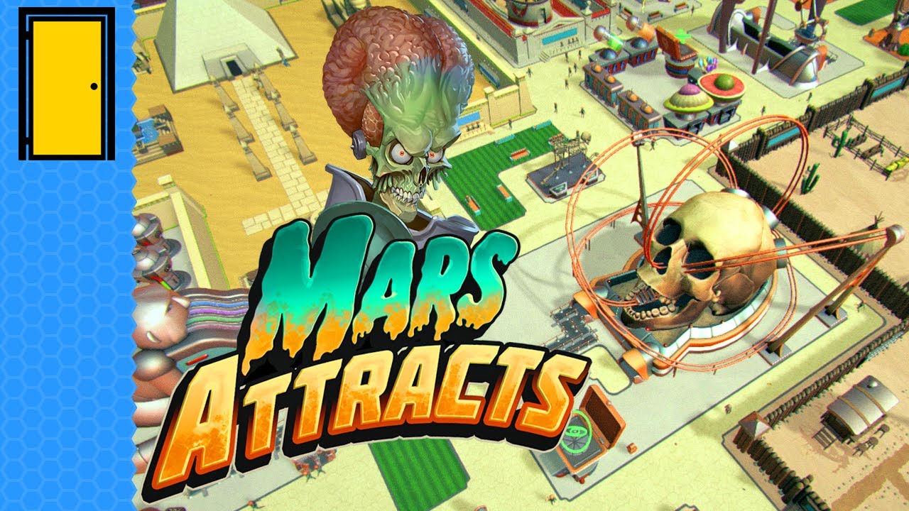 An Evil Theme Park... In SPPAACCEE! | Mars Attracts (Martian Theme Park Builder - Demo)