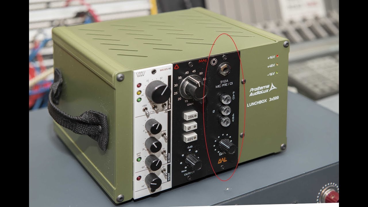 Sound Test Vintage Neve 1073  vs BAE 312A
